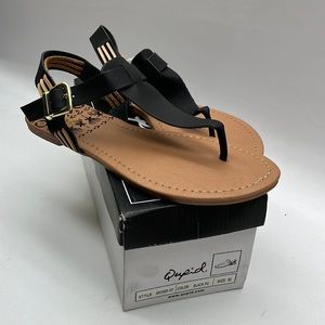 New Black Quipid sandals